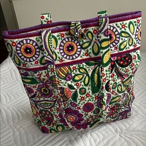 Vera Bradley Multicolor Floral Tote